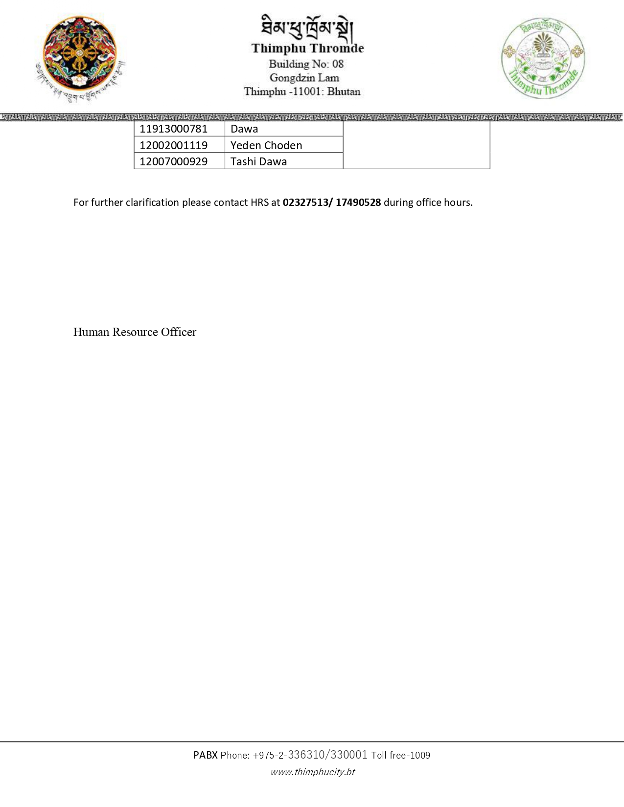 result